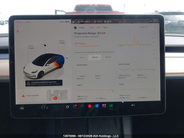 2022 TESLA MODEL 3 RWD/STANDARD RANGE