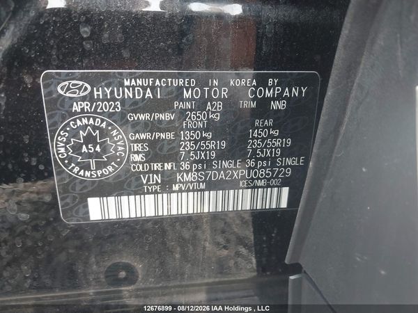 2023 HYUNDAI SANTA FE — I9