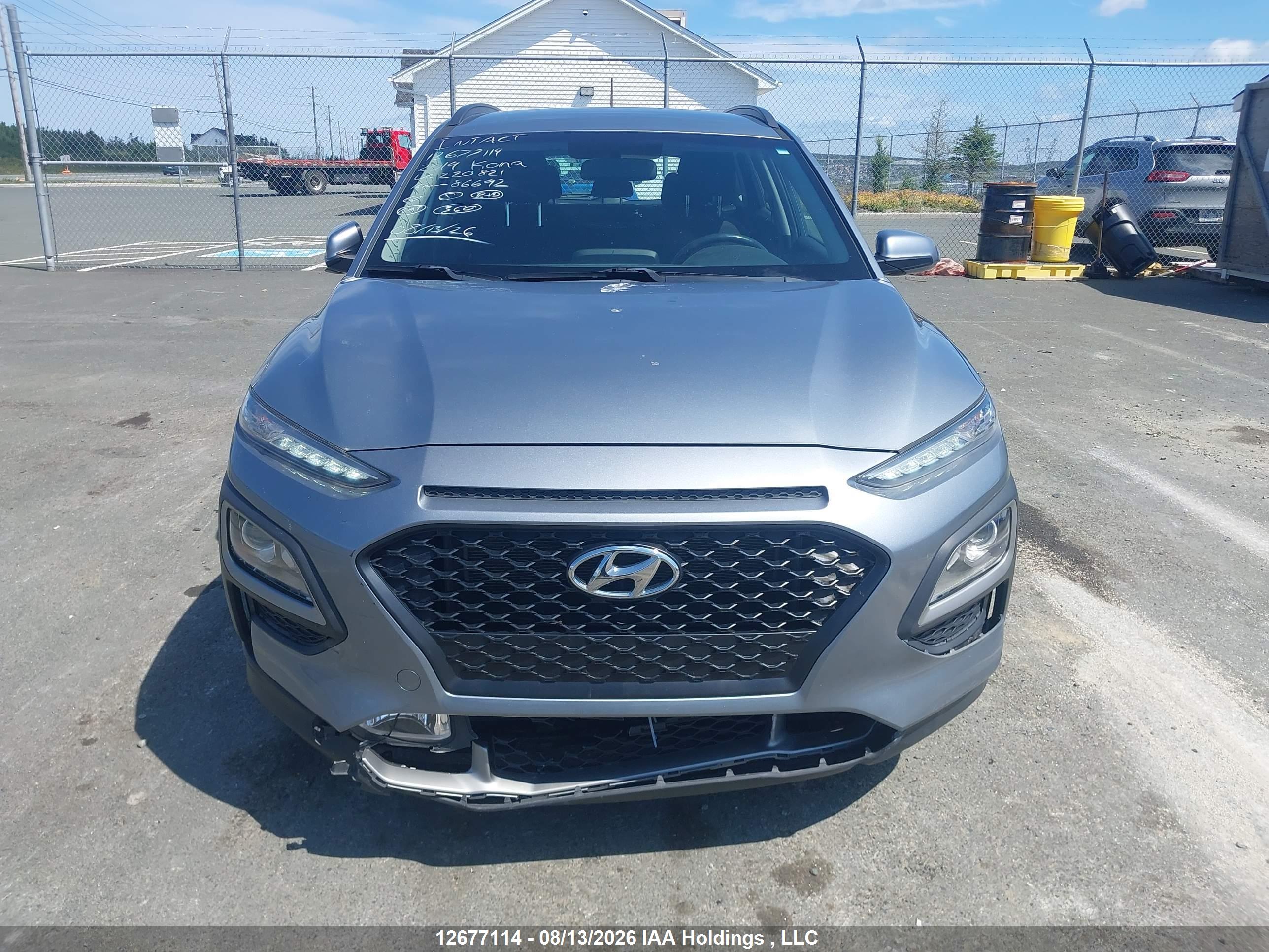 2019 HYUNDAI KONA 2.0L PREFERRED