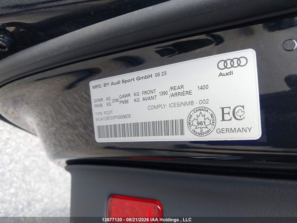 2023 AUDI RS6 quattro — I19