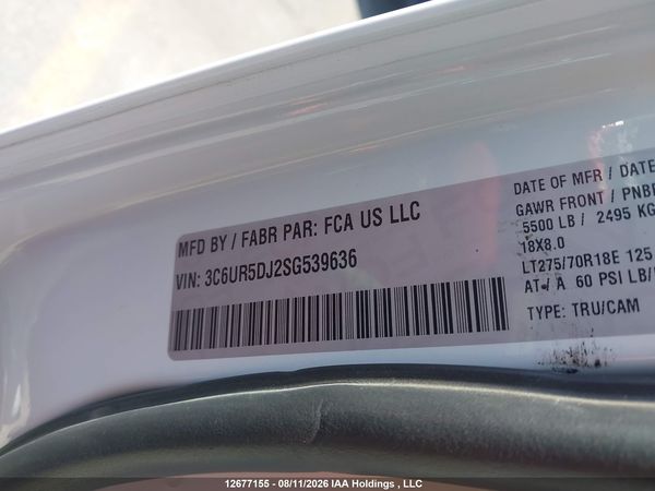 2025 RAM 2500 BIG HORN