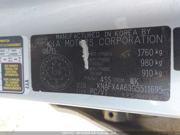 2016 KIA FORTE 1.8L LX/1.8L LX+