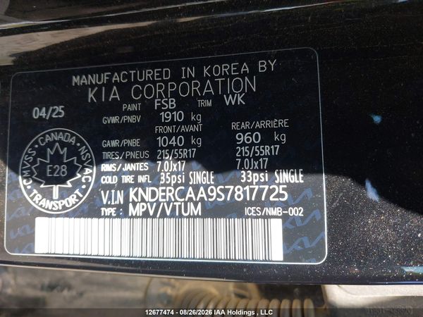 2025 KIA SELTOS EX — I9