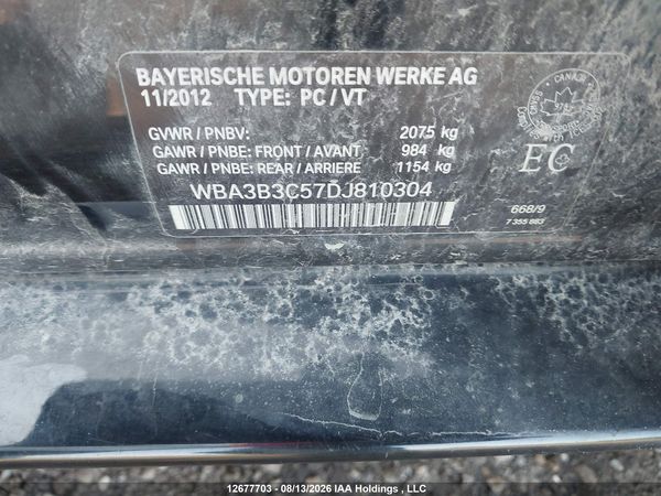 2013 BMW 3 SERIES xDrive