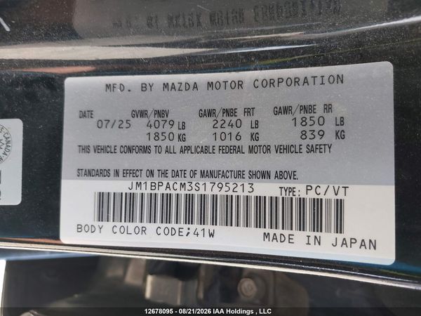 2025 MAZDA 3 PREFERRED