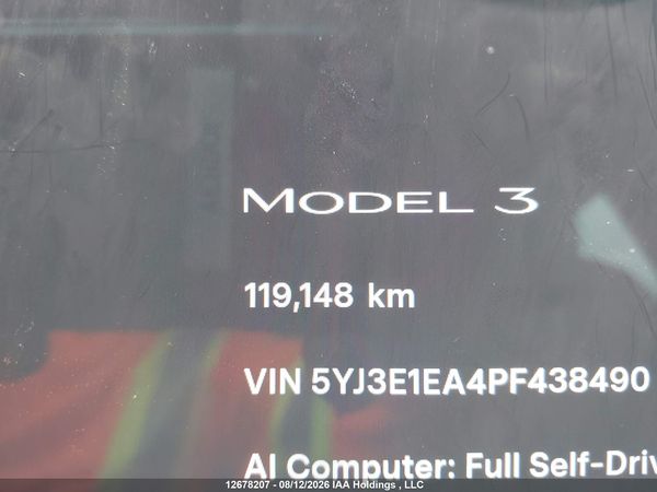 2023 TESLA MODEL 3