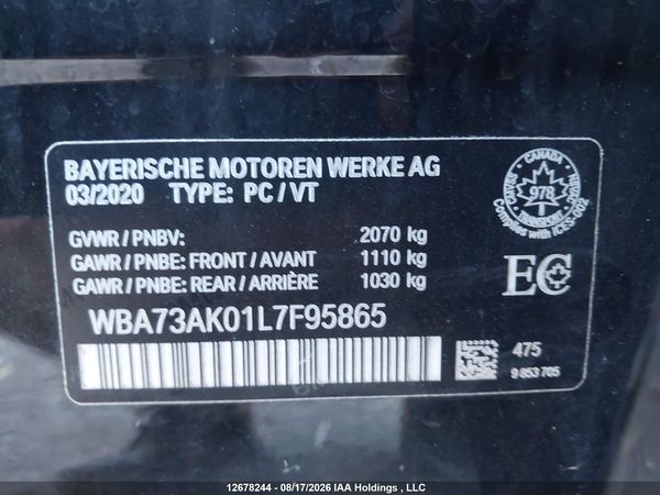 2020 BMW 228I GRAN COUPE XDRIVE