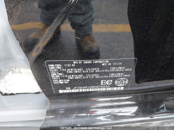 2024 SUBARU CROSSTREK ONYX