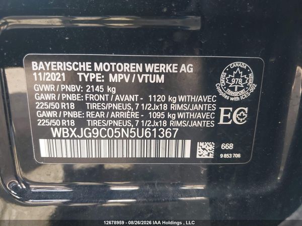 2022 BMW X1 XDRIVE28I