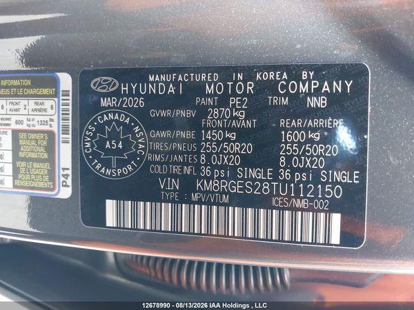 2026 HYUNDAI PALISADE PREFERRED TREND