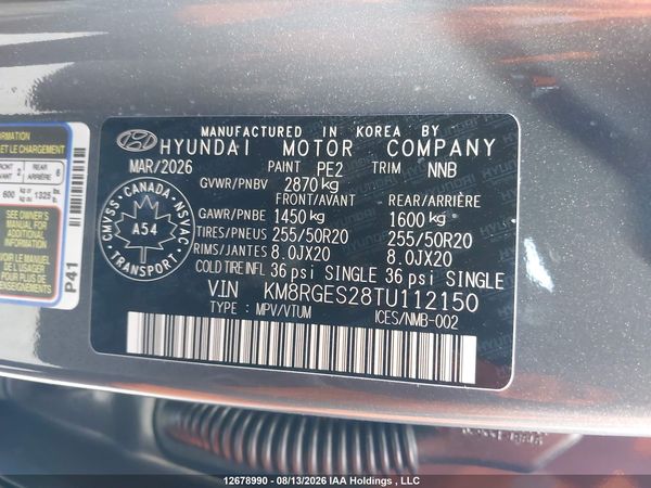 2026 HYUNDAI PALISADE PREFERRED TREND