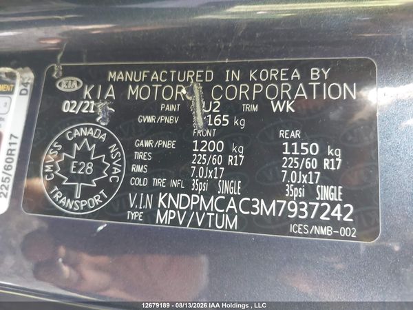 2021 KIA SPORTAGE LX/LX S