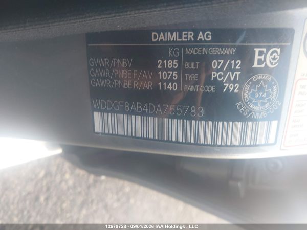 2013 MERCEDES-BENZ C 300 4MATIC