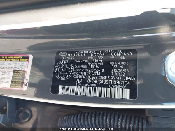 2026 HYUNDAI KONA PREFERRED-TREND