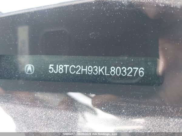 2019 ACURA RDX Platinum Elite