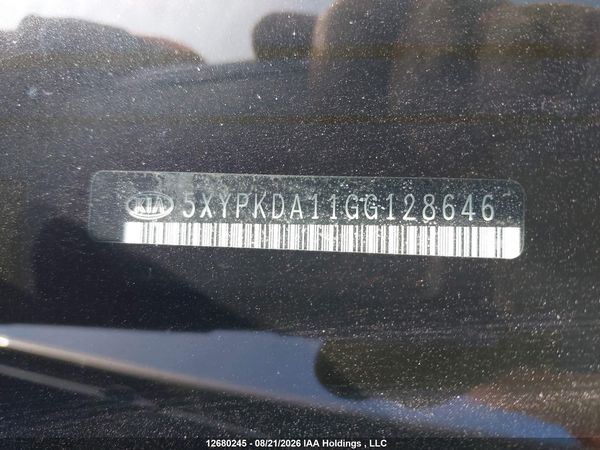 2016 KIA SORENTO SX/SX LIMITED — I18