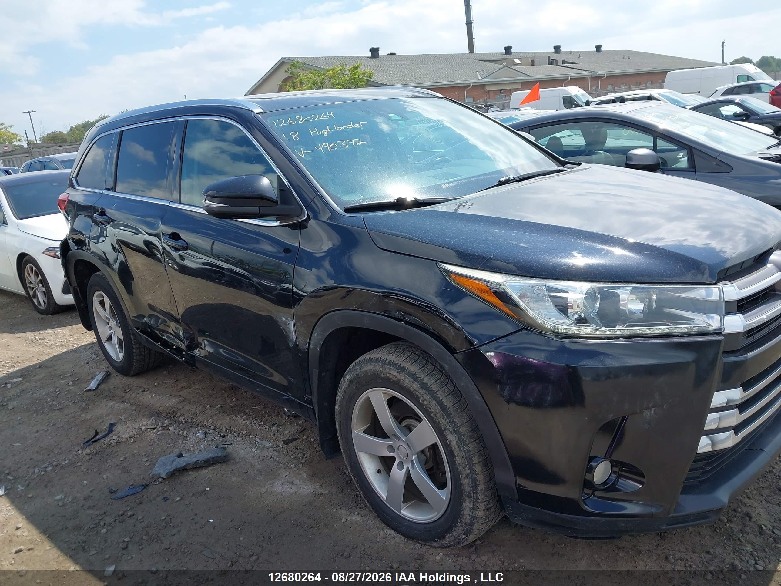 2018 TOYOTA HIGHLANDER LIMITED