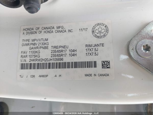 2018 HONDA CR-V LX