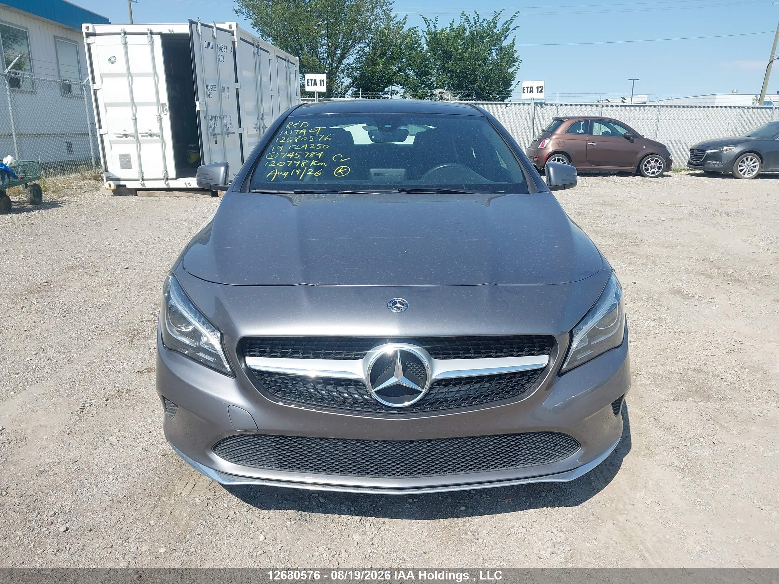 2019 MERCEDES-BENZ CLA 250 4MATIC