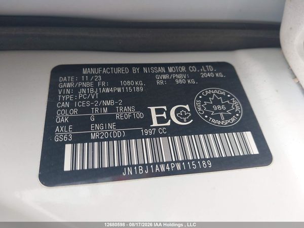 2023 NISSAN QASHQAI S — I9