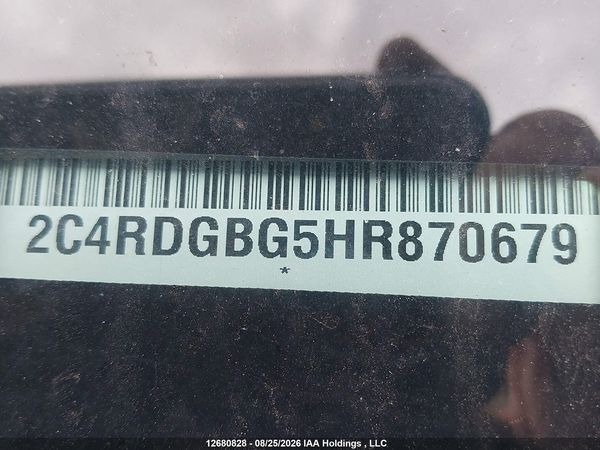 2017 DODGE GRAND CARAVAN CVP/SXT