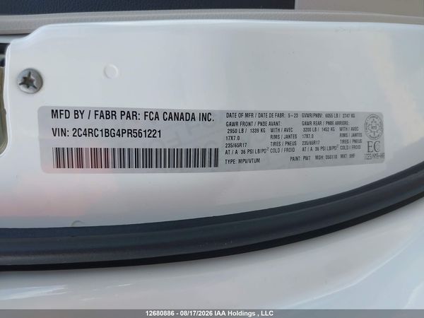 2023 CHRYSLER PACIFICA TOURING L