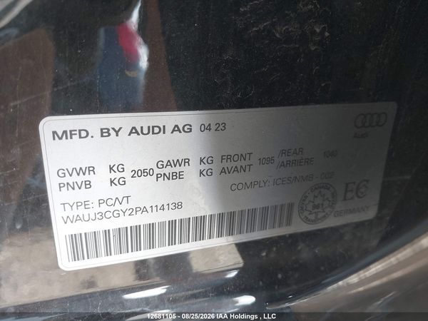2023 AUDI S3 quattro Prestige