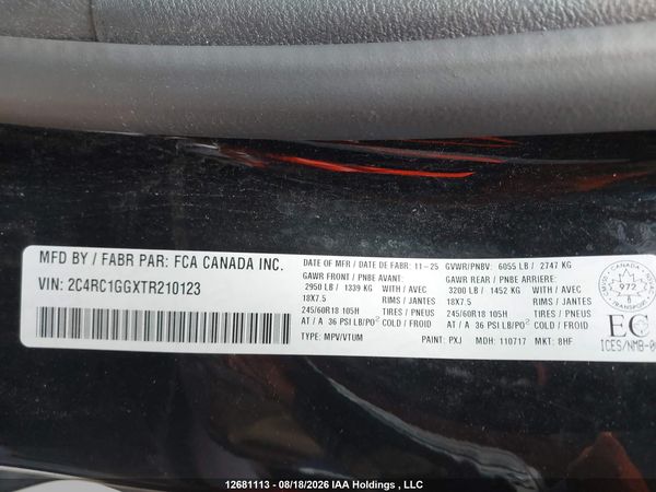 2026 CHRYSLER PACIFICA LIMITED