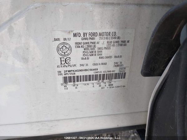 2017 FORD EDGE SE