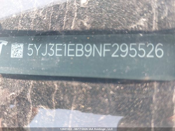 2022 TESLA MODEL 3