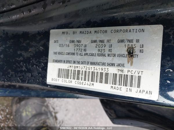 2016 MAZDA 3 Sport