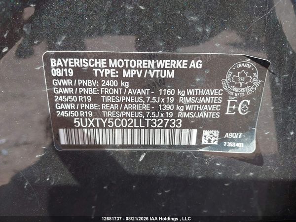 2020 BMW X3 XDRIVE30I