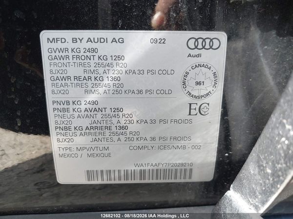 2023 AUDI Q5 45 TECHNIK