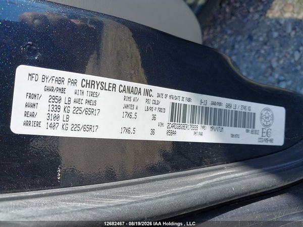 2014 DODGE GRAND CARAVAN SE — I19