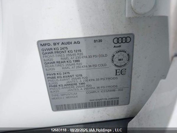 2020 AUDI Q5 45 PROGRESSIV — I10