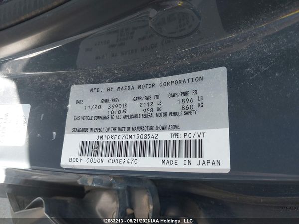 2021 MAZDA CX-3 GS