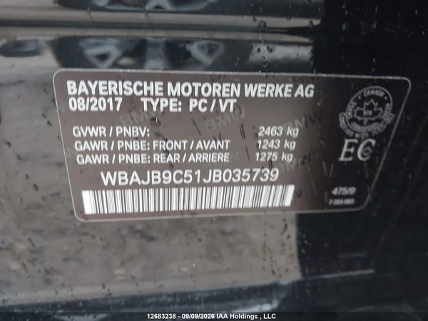 2018 BMW M550XI xDrive