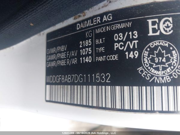 2013 MERCEDES-BENZ C 300 4MATIC — I9