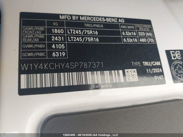 2025 MERCEDES-BENZ SPRINTER 2500 907 (VS30)