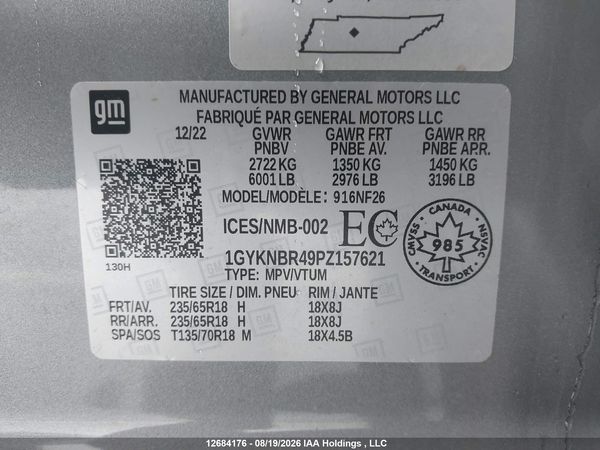 2023 CADILLAC XT5 LUXURY — I20