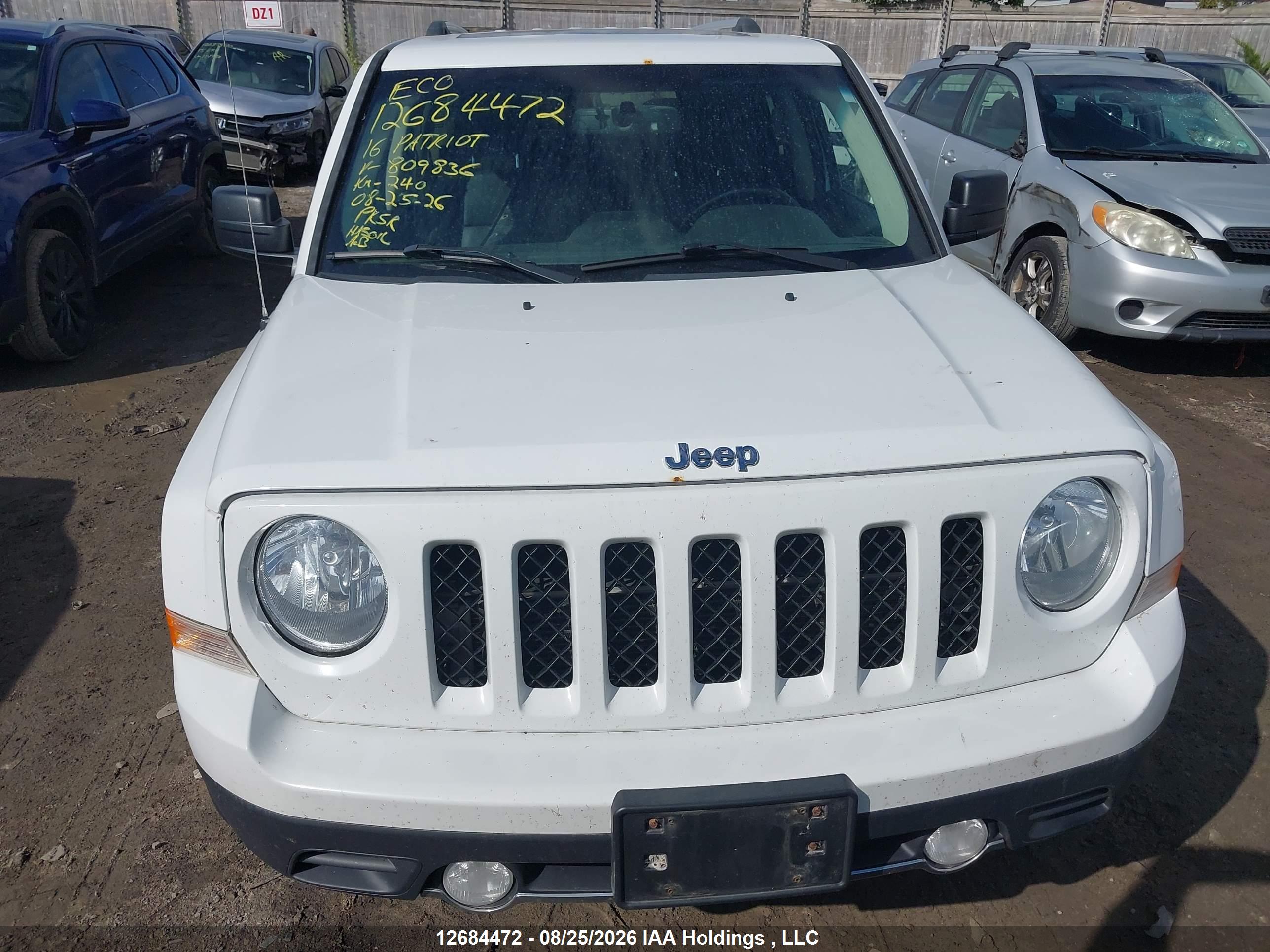 2016 JEEP PATRIOT SPORT/NORTH