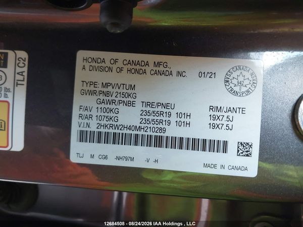 2021 HONDA CR-V SPORT