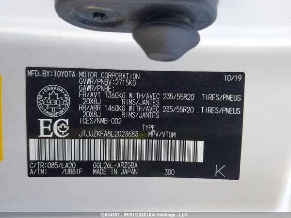 2020 LEXUS RX 350L 350L Luxury