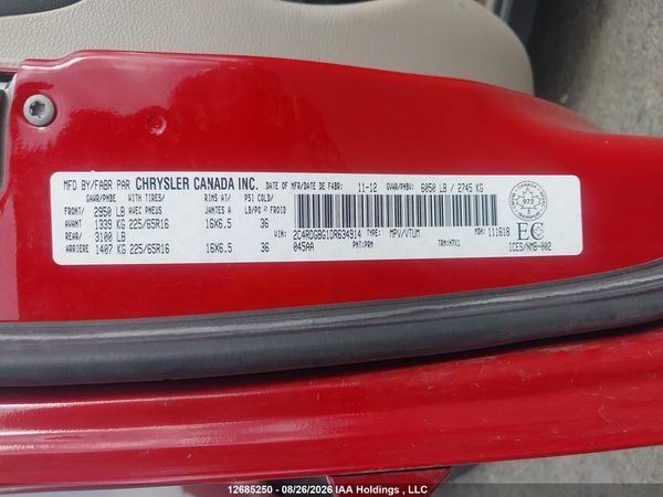 2013 DODGE GRAND CARAVAN SE