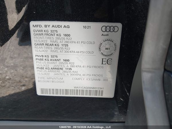 2022 AUDI E-TRON S