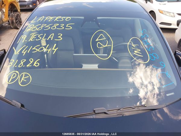 2019 TESLA MODEL 3