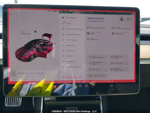 2019 TESLA MODEL 3