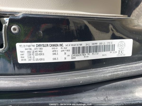 2012 DODGE GRAND CARAVAN SE/SXT