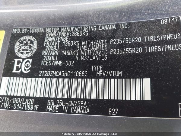 2017 LEXUS RX 350/BASE/F SPORT