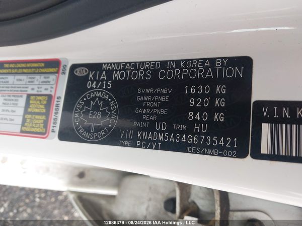 2016 KIA RIO